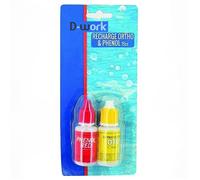 Flacons de Recharge Ortho et Phénol 15 ml - Pour Trousse pH/Brome/Chlore - Efficace et Pratique - D-Work