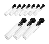Flacons Échantillons Parfum 0, 5ml en Verre, 150 Pièces, Sécurisés | Format Rond Transparent, Bouchons à Bille en Plastique, pour Tests Fragrance et Remplissage, Lot Pratique