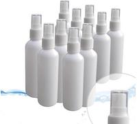 Flacons pulvérisateurs blancs de 100 ml avec bouchon, pour la maison et le jardin, avec pompe