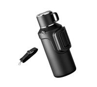Flacons thermiques robustes en acier antirouille 316 avec couvercle anti-fuite Carafes thermiques parfaites pour le camping, la randonnée et le travail Flacons à boire de capacité