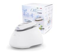 Flaem, Olly Humidificateur d'Air, Diffuseur d'Huiles Essentielles, Pré-Réfrigération de la Vapeur Stérile, Sûr pour les Bébés, Lumière Nocturne, Capacité 4,5 l, Idéal pour 25 m², Fabriqué en Italie