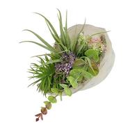 Flair Flower Composition Artificielle : Agave, Aloe Vera, Yucca, sanseveria, Cactus et Mousse Artificielle, Cactus, Plante Verte, Plante d'intérieur, Plante de Table, Fleur Artificielle dans Un