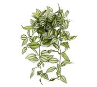 Flair Flower Suspension trapèze Artificielle avec Pot de Fleurs - Plante Artificielle à Suspendre - Guirlande de Plantes suspendues - Plante Verte - Plante d'intérieur - Lierre - 42 x 26 x 22 cm