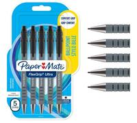 Flair Metallic Felt-Tip Pens - Medium Point (0.7mm) - Glitter Ink Shines On White Paper - Assorted Colours - Pack Of 12