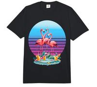 Flamants Roses Plumes Tropicales Jambes Minces Plante Comfort Colors Adult Heavyweight T-Shirt