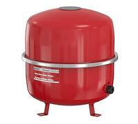 Flamco Flexcon Premium 35 Litres 1,5/3 Bar Vase d'Expansion à Membrane Fixe pour Installations en Circuit Fermé et de Chauffage de Climatisation et de Réfrigération, Rouge, Garantie de 15 ans 16930