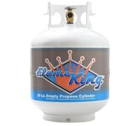 Flame King YSN-201 Cylindre de propane en acier 9 kg avec valve de protection contre le trop-plein de type 1