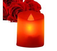 Flameless LED Candles - Realistic Flickering Tea Lights, Battery Powered Electric Candle Set, Warm Glow Lighting for Christmas Holiday Home Decor Living Room Bedroom Garden Table Party Decorations