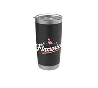 Flamerica Independence Day Flamingo Stars 4 juillet Floride Gobelet isotherme en acier inoxydable double paroi