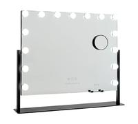 Flamingueo Miroir lumineux mural - Noir