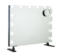 Flamingueo Miroir maquillage LED mural - Noir