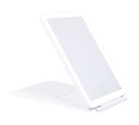 Flamingueo Miroir Maquillage Lumineux - Miroir LED 3 Modes, Miroir Coiffeuse, Contrôle Tactile, Petit Miroir Micro USB Miroir Poche
