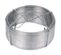 Flandria Fil métal en Acier Galvanisé, 1,1 mm x 50 m, Bobine de Fil Métallique