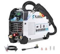 FLARING Coupe-plasma 65 A Non-HF 120 V/240 V Arc pilote non tactile | Coupe de plaque, coupe en maille, gougage plasma, élimination de la rouille, coupe maximale de 1,9 cm, 2T/4T