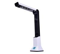 Flaroey CaméRa de Documents pour Les Enseignants, Scanner de Documents USB Portable avec Support au Format A4 HD 8MP CaméRa Scanner de Photos