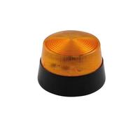 Flash stroboscopique à led - ambre - 12 vcc - ø 77 mm