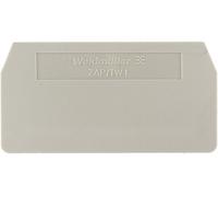 Flasque de fermeture et plaque intermédiaire Weidmüller ZAP/TW4/4AN 7904210000-1 1 pc(s)