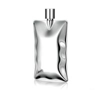 Flasque en acier inoxydable - 170 ml - Pour camping - Argenté miroir | Couvercle à vis anti-fuite, capacité de 180 ml, idéal pour les poches de veste, design robuste