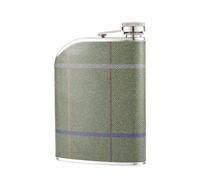 Flasque en acier inoxydable avec bouchon à vis en cuir synthétique 240 ml | Construction en acier inoxydable avec un extérieur en cuir synthétique offrant une prise en main sûre et fiable et étanche
