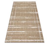 FLAT 48965265 Tapis sisal Treillis vintage - couleur paille beige naturel ficelle 120x170 cm