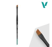 Flat Angled Synthetic Brush Medium-Vallejo