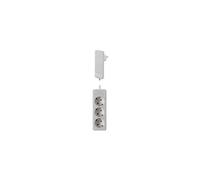 FLAT PLUG - Coupe-circuit - entrée : power CEE 7/7 - connecteurs de sortie : 2 - 1.6 m cordon - blanc