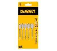 Flatbit ensemble pour le bois DeWalt DT4798-QZ; 14-32 mm; 5 unités