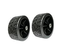 FLCPJGV 2 Roues Rechange pour Chariot Pliant, pneus Plage, pneus Jardin, remorque, brouette antidérapants, Camping Robustes, 5 Pouces Wide 0.6cm