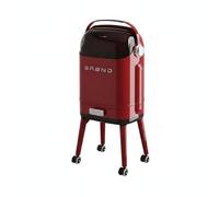 FLCPJGV Poubelle de Cuisine à Roulettes Poubelle Bac Corbeille Conteneur avec Couvercle Hermétique et Tiroir Intégré Polypropylène Déplacement Fluide, Red