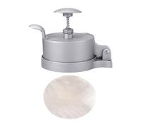 FLCPJGV Presse à Hamburger avec 100 Feuilles de Papier Sulfurisé, Moule à Burger Ustensile, Antiadhésive Presse à Burger, Burger Press en Aluminium, pour Steaks Parfaits pour Cuisi, Package B
