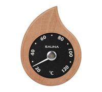 FLCPJGV Thermomètre de Sauna En Bois, échelle Transparente avec Boîtier En Bois, 20-120 °C