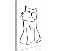 Fleece Leinwandbild - I'm Looking at You (1 Part) Vertical 20x30 cm Tiere g-A-0189-b-a