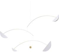 Flensted Mobiles - Mobile Life & Thread - Blanc et or - 205 cm