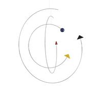 Flensted Mobiles So Close Mobile, acier, multicolore, 59 x 57 cm