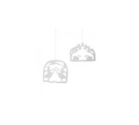 Flensted Swan Dancers Mobile en carton de couleur blanche, dimensions : hauteur : 6 cm, 683