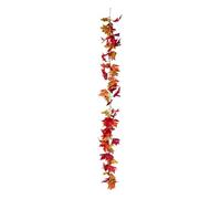 Guirlande de Feuilles Artificielles James 180cm Orange