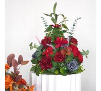Fleur artificielle [Lot de 2 pièces] (2 pièces)rot 35*19*23） deco objets