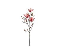 Fleur artificielle Mica Decorations Magnolia Rose Polyester H88xl7xL23cm