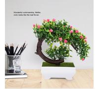Fleur Artificielle - SONEW - Bonsaï en Pot - Durable - Réutilisable - Décoration Élégante