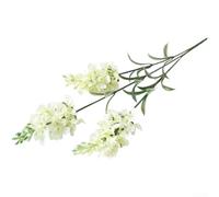 Fleur de jacinthe en soie réaliste de 68 cm de long pour décoration de | Tissu polyester réaliste, 3 têtes florales, longueur totale de 68 cm, utilisation au bureau à domicile