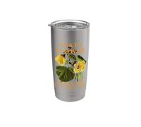 Fleur du territoire d'Hawaï L'Hibiscus brackenridgei Gobelet isotherme en acier inoxydable double paroi