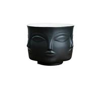 Fleur En Céramique Moderne Pot Vase Dora Ammar Musa Jonathan Adler Décoration Tête Figure Design - Noir