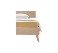 FLEURESSE Drap-housse en jersey 150x200cm (Soleil) jaune