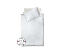 FLEURESSE Satin Bettwäsche Royal Uni 140x220cm Silber gris clair