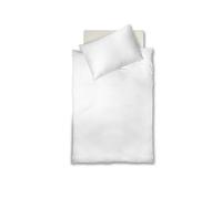 FLEURESSE Satin Bettwäsche ROYAL UNI 2x 70x90cm/200x200cm Blanc blanc