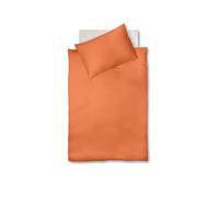 FLEURESSE Satin Bettwäsche ROYAL UNI 70x90cm / 140x200cm Orange orange