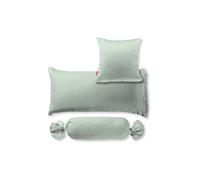FLEURESSE Taie d'oreiller en satin Royal Uni lot de 2 70x90cm Olive olive
