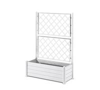 Jardinière Stefanplast 100 x 43 x 142 cm Rectangulaire Blanc
