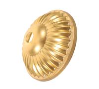 Fleuron Rond de Lampe en Cuivre Doré 75mm, Cache-plafond | Installation Rapide, Finition Rétro et Moderne, Cache la Base, Entretien Facile, Suspendre et Plafonnier
