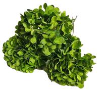 Fleurs artificielles, bouquet de hortensias, décoration intérieure, vert foncé - 3 pièces